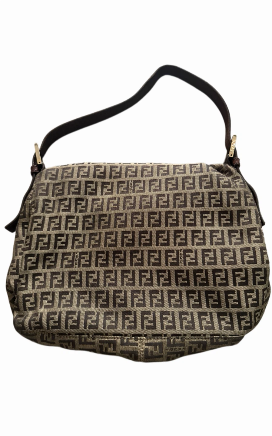 Fendi Zucca Print Mamma Baguette Handbag - photo 2