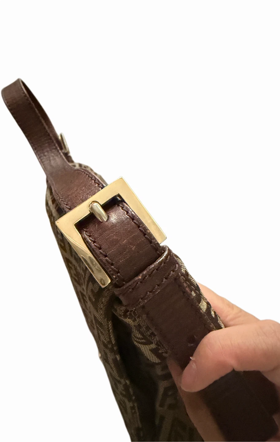 Fendi Zucca Print Mamma Baguette Handbag - photo 4