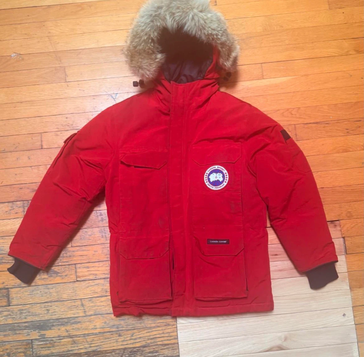 Canada Goose Expedition Parka Red