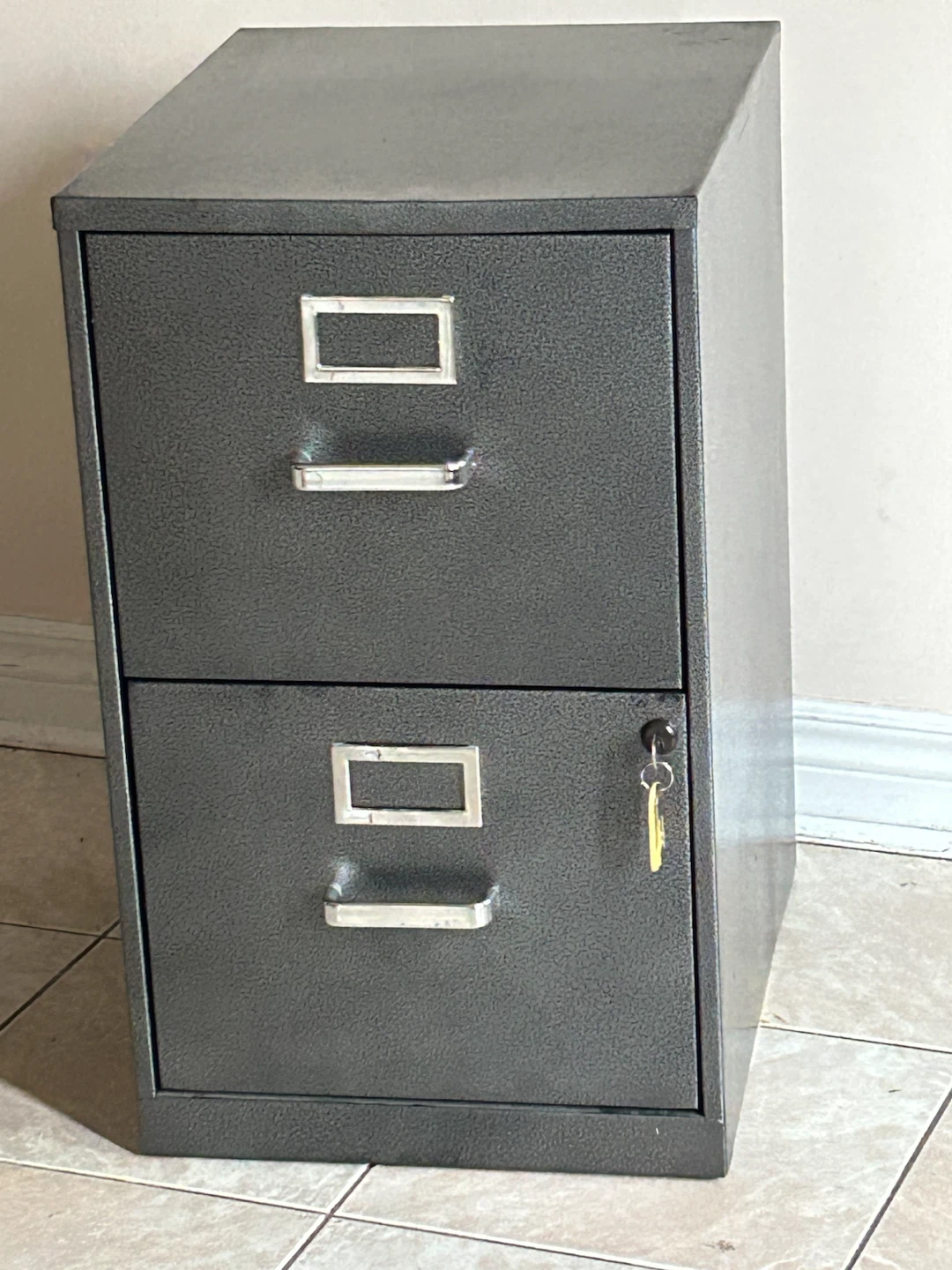 Moustache 2-Drawer Steel Filing Cabinet