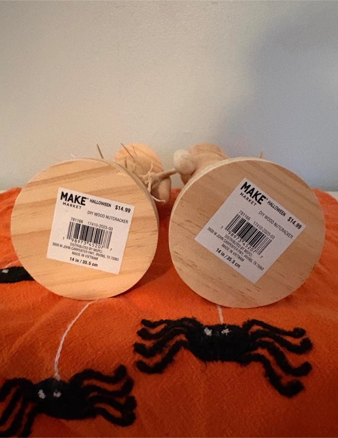 Set of 2 DIY Wood Halloween Nutcrackers - photo 5