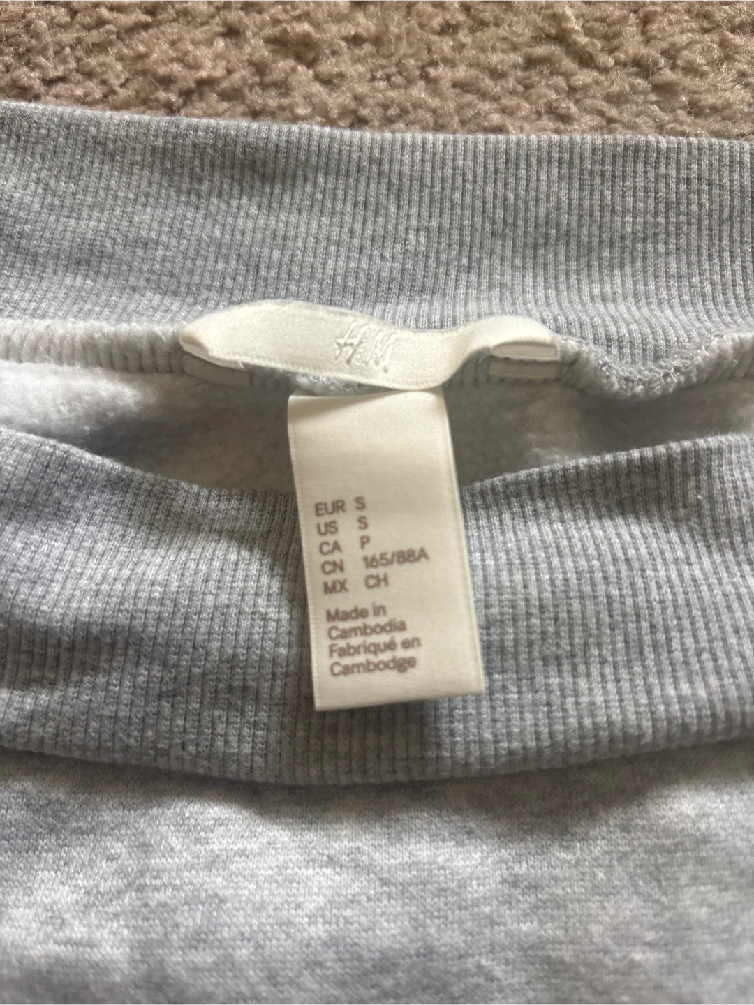 H&M Grey off the shoulder Sweatshirt - photo 3