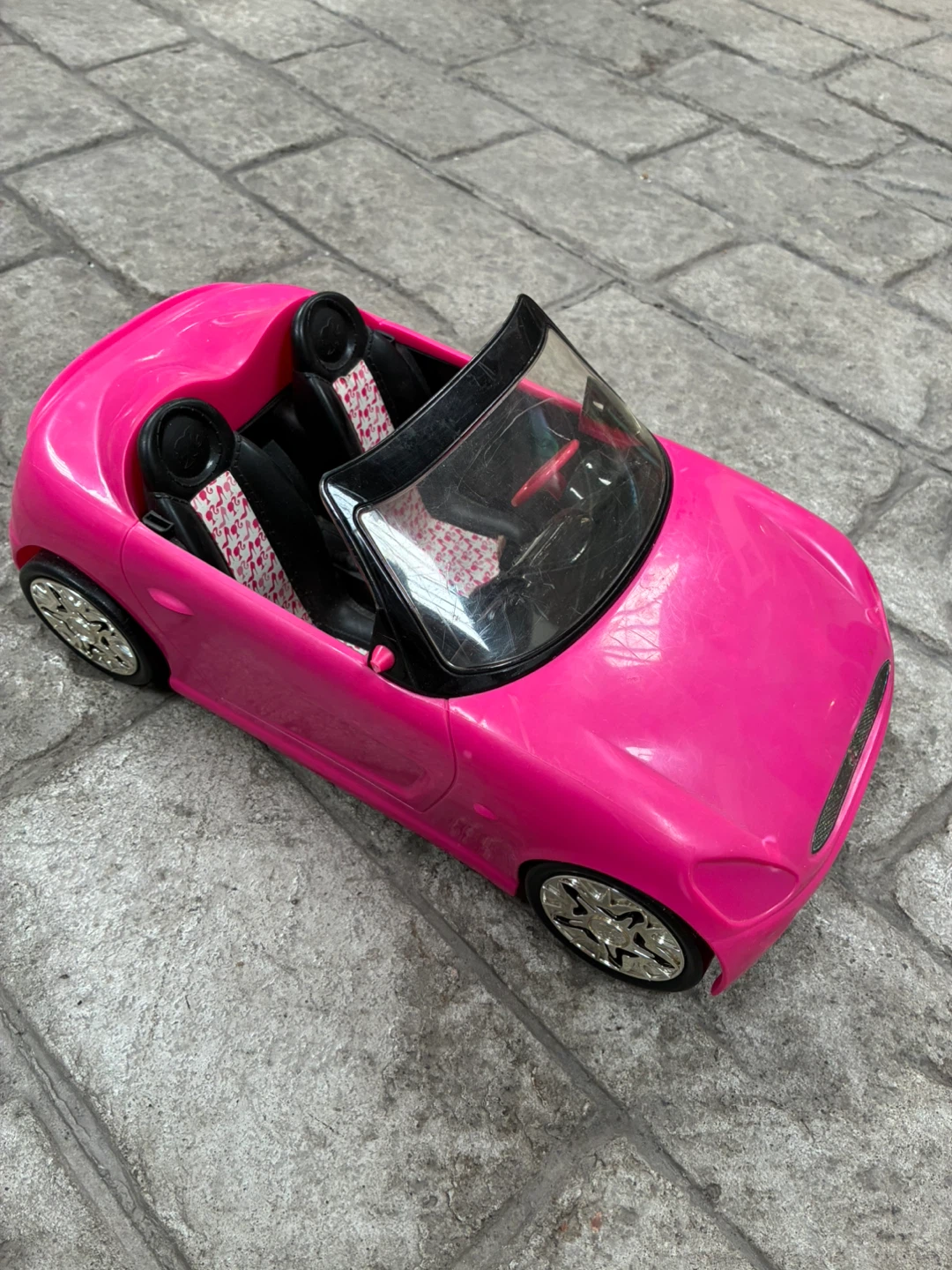 Barbie Pink Convertible Toy Car - photo 2