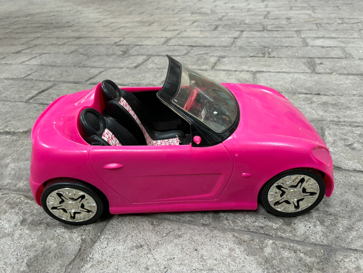Barbie Pink Convertible Toy Car - photo 3