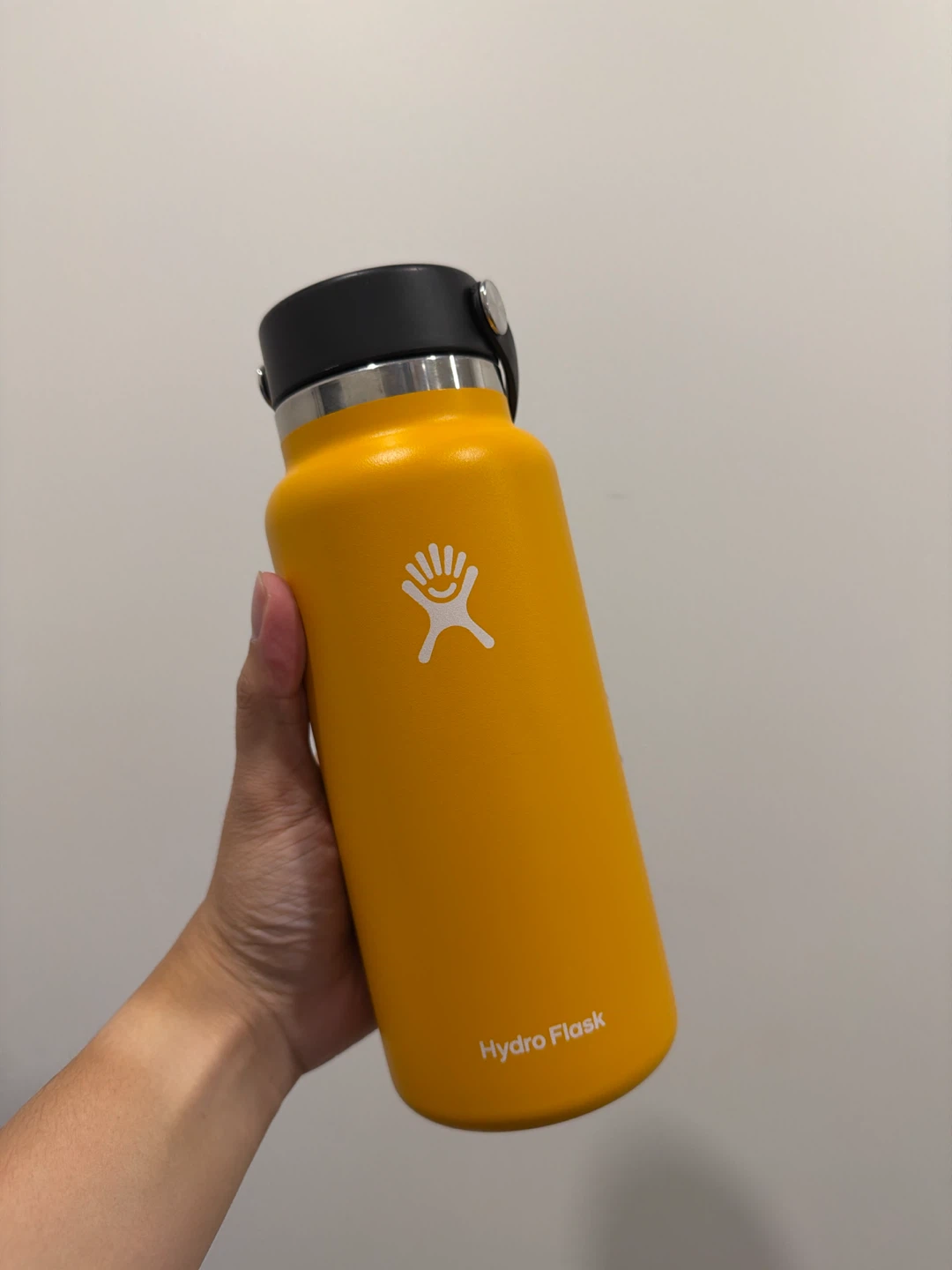 Yellow Hydro Flask Water Bottle
