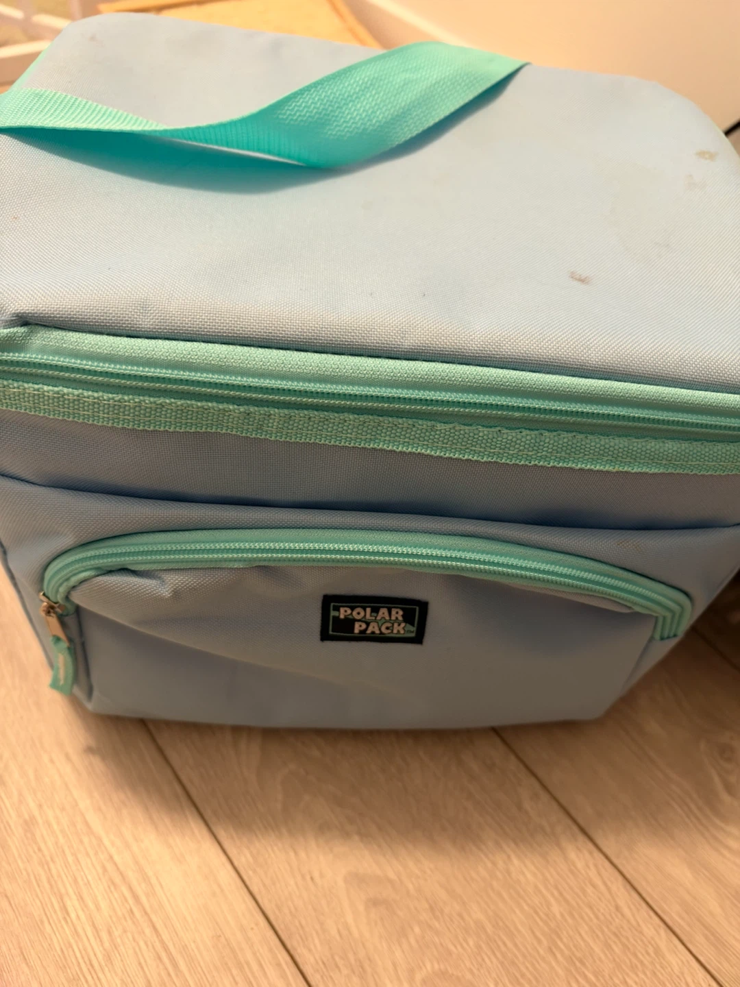 Polar Pack Light Blue Insulated Lunch Cooler Bag