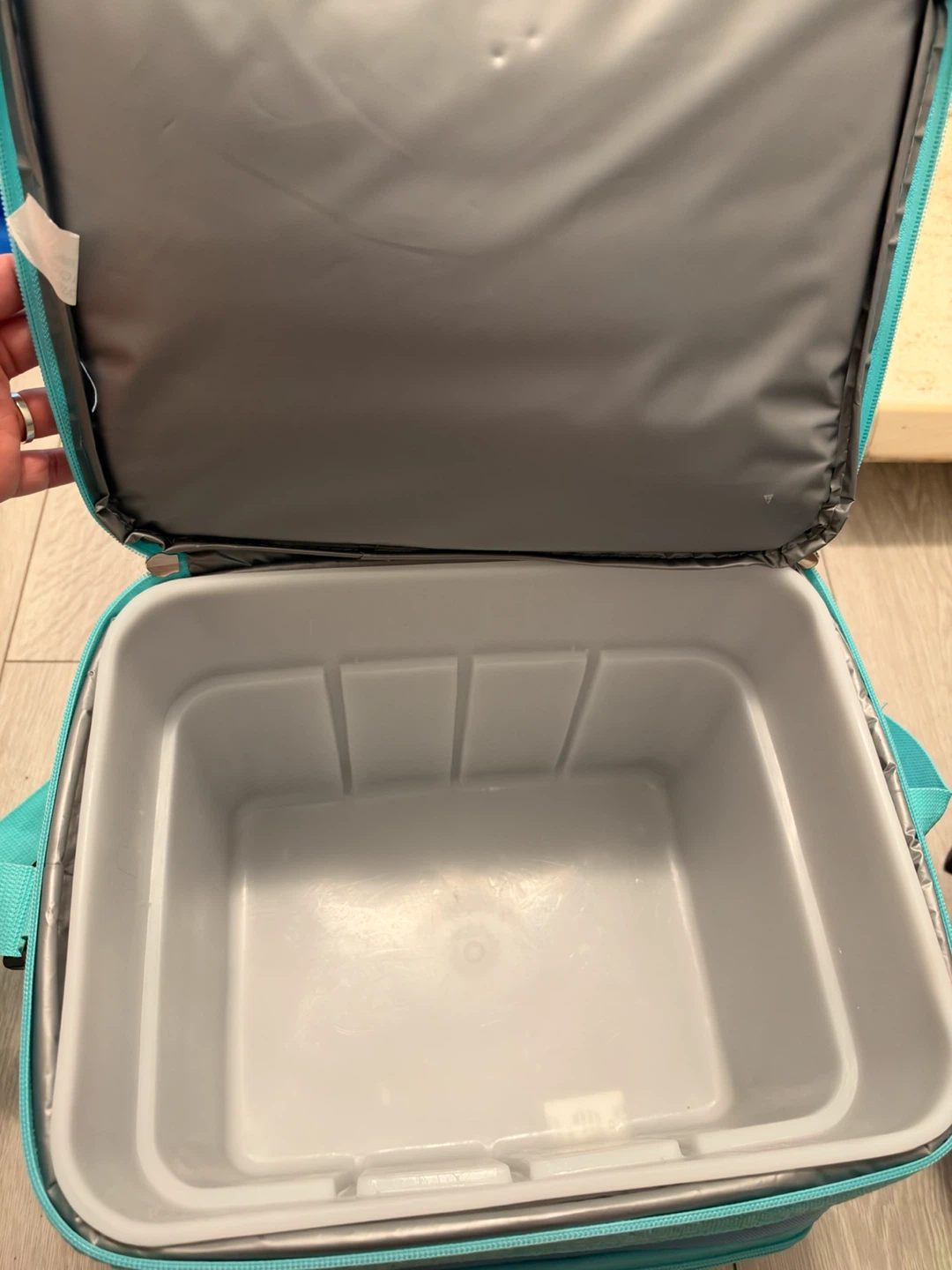 Polar Pack Light Blue Insulated Lunch Cooler Bag - photo 2