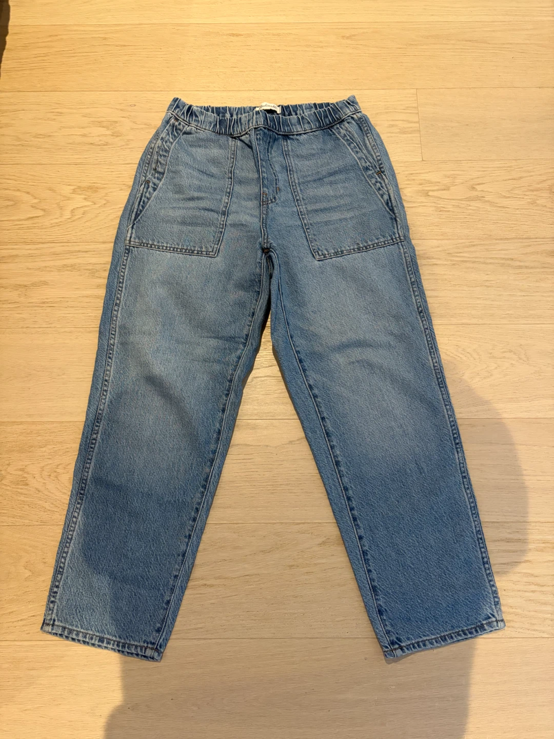 Madewell Elastic-Waist Jeans