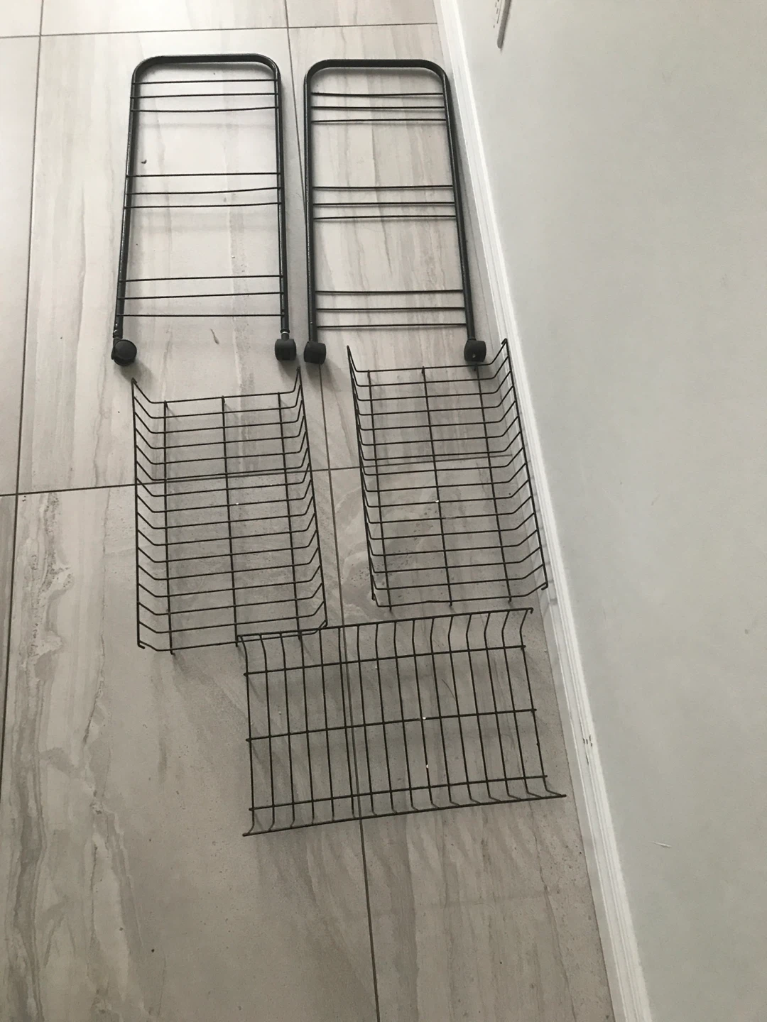 Small 3-Tier Metal Rolling Storage Cart - photo 2