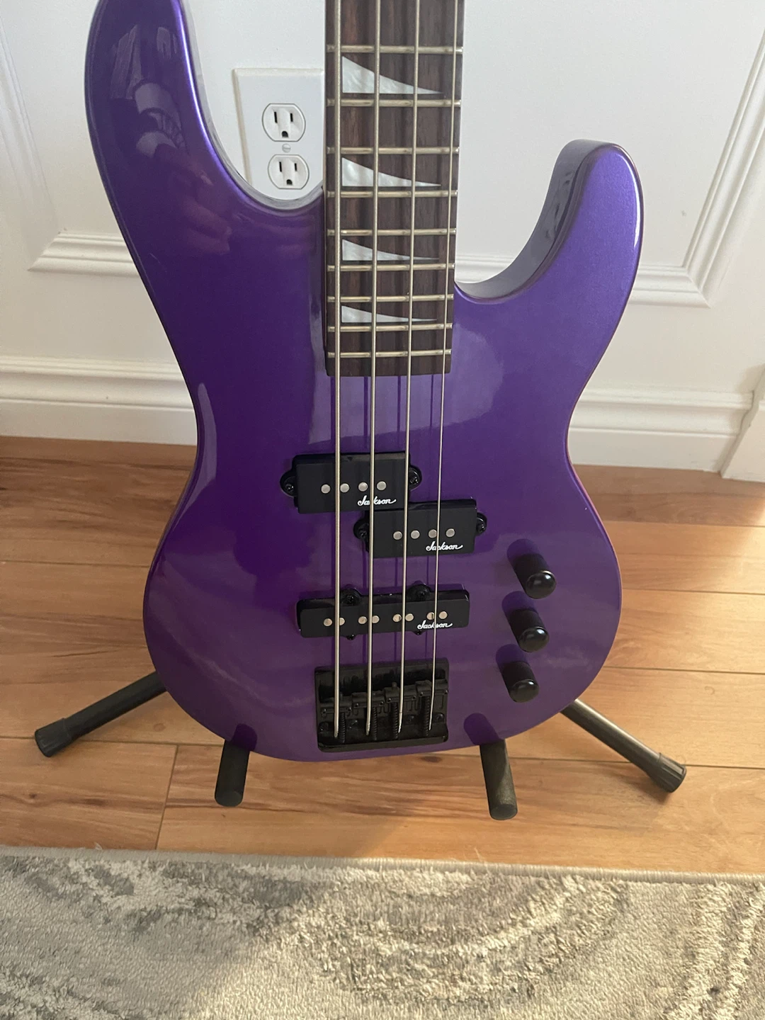 Jackson Electric Bass Guitar - Purple - photo 2