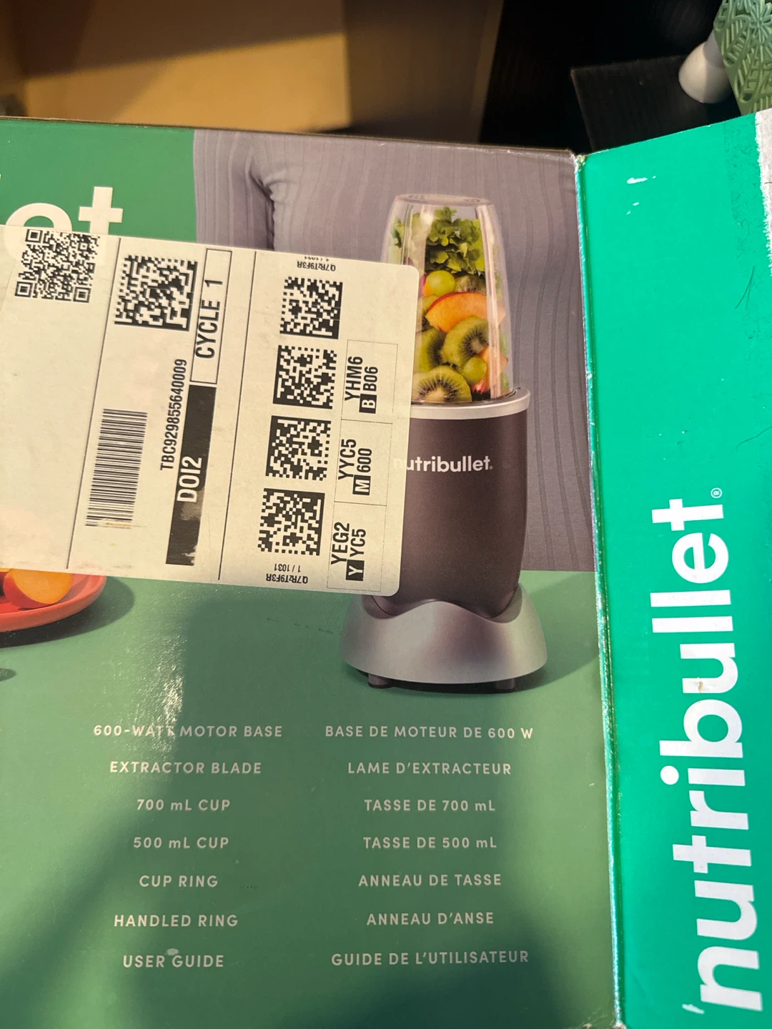 Nutribullet 600W Personal Blender - photo 2