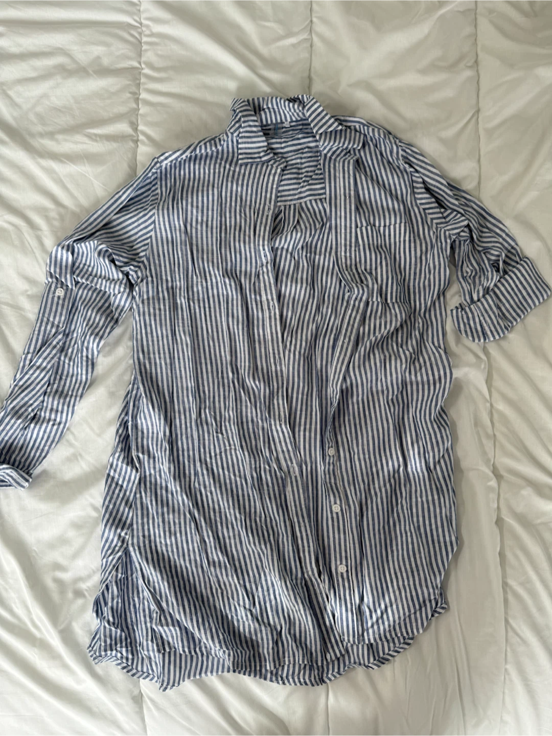 Unworn La Vie En Rose Aqua Beach Shirt
