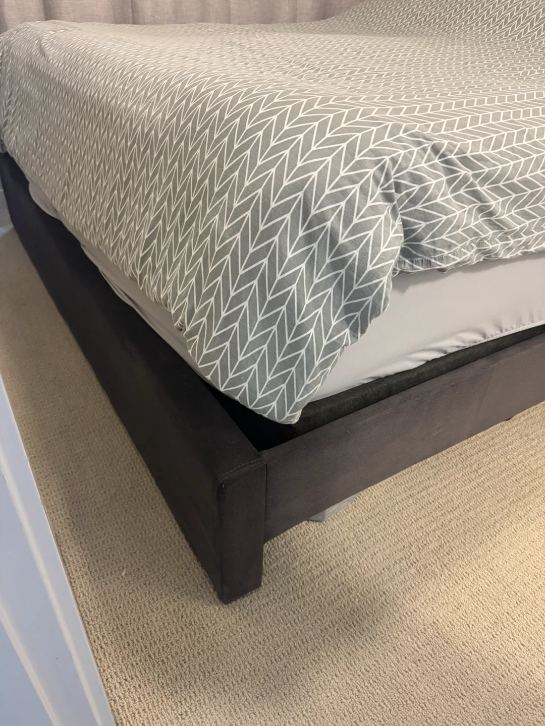 Upholstered King/Queen Bed Frame - photo 3