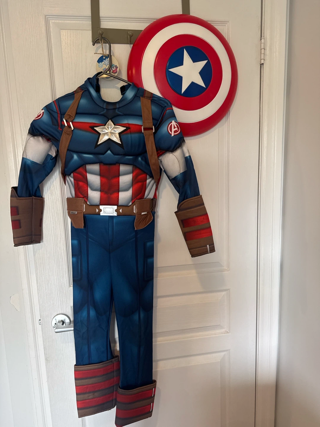 Captain America Costume with Shield and mask