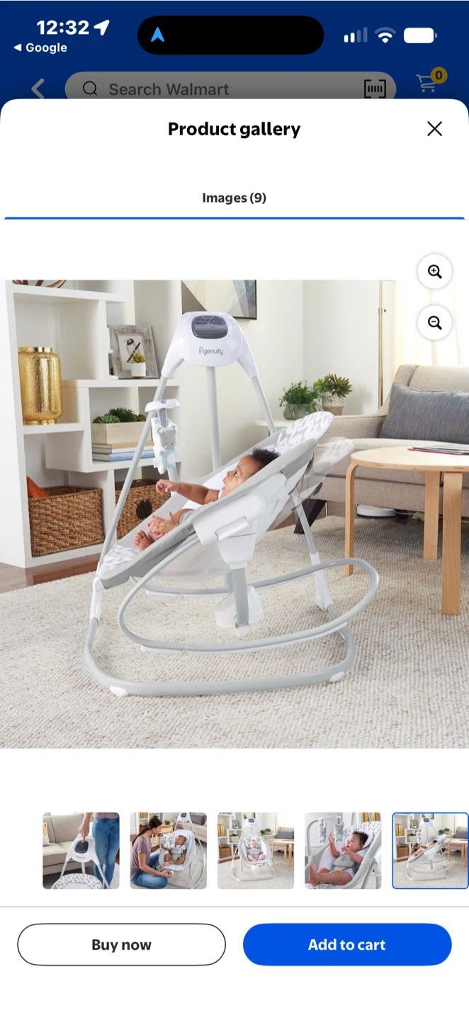 Ingenuity SimpleComfort Swing & Rocker - Raylan