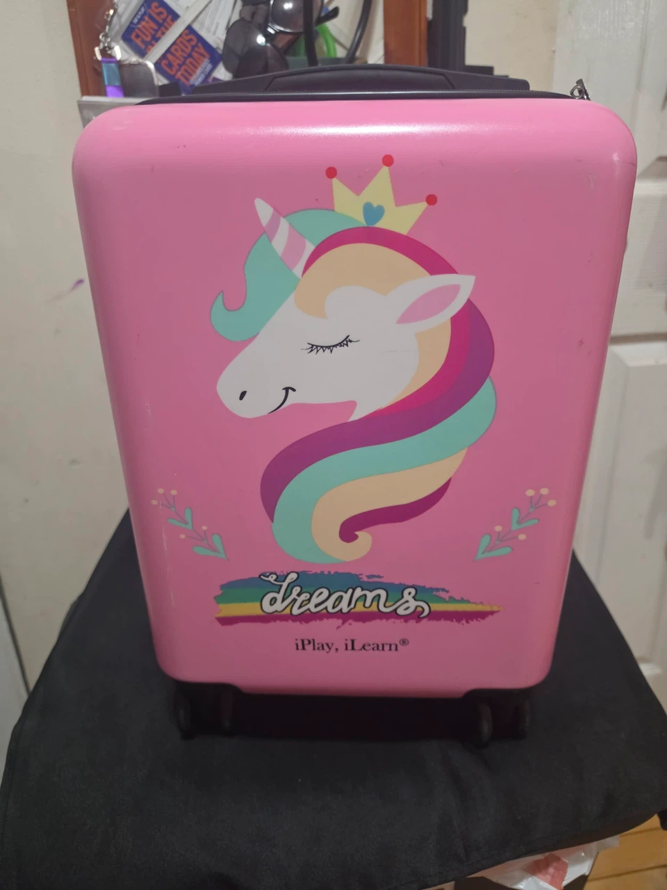 Kids Unicorn Rolling Suitcase - photo 2