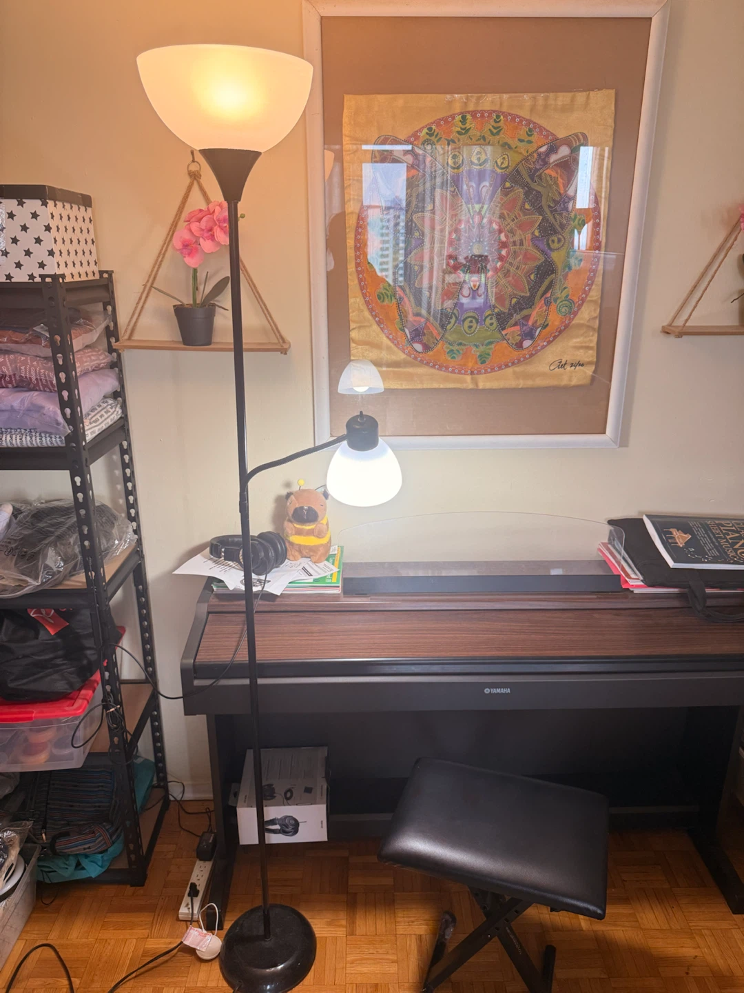 Black Mother-Daughter Floor Lamp - photo 2