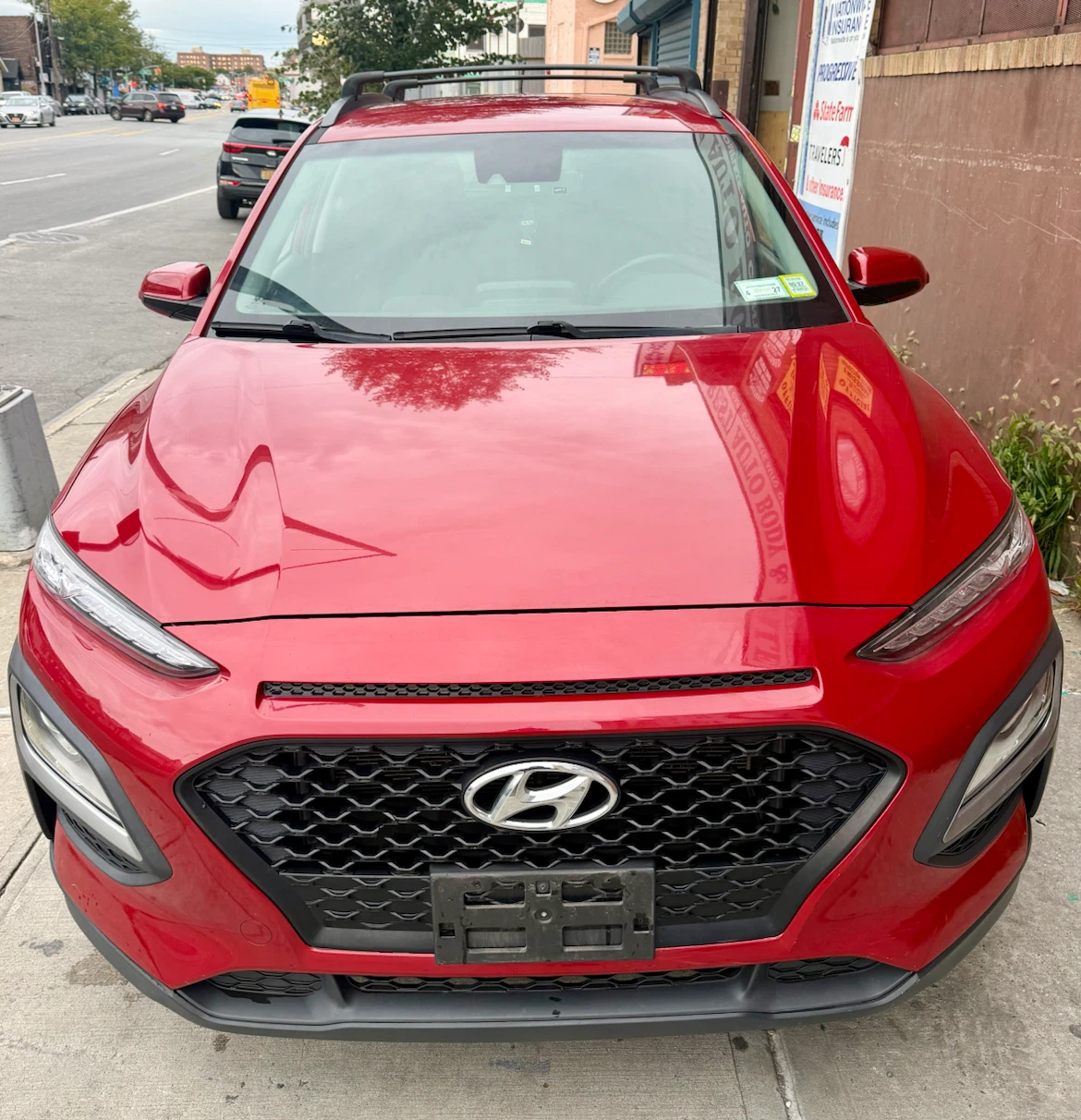 Red Hyundai Kona