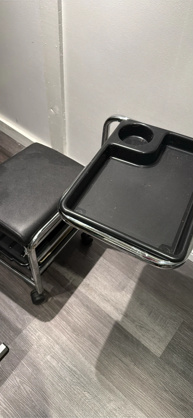 Rolling Salon Cart with Tray - photo 3