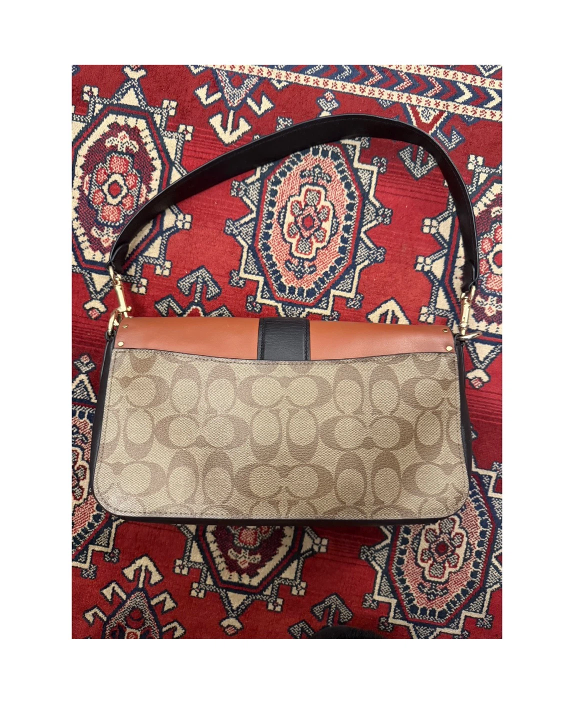 Coach Signature Canvas Tabby Leather Shoulder Bag - photo 3