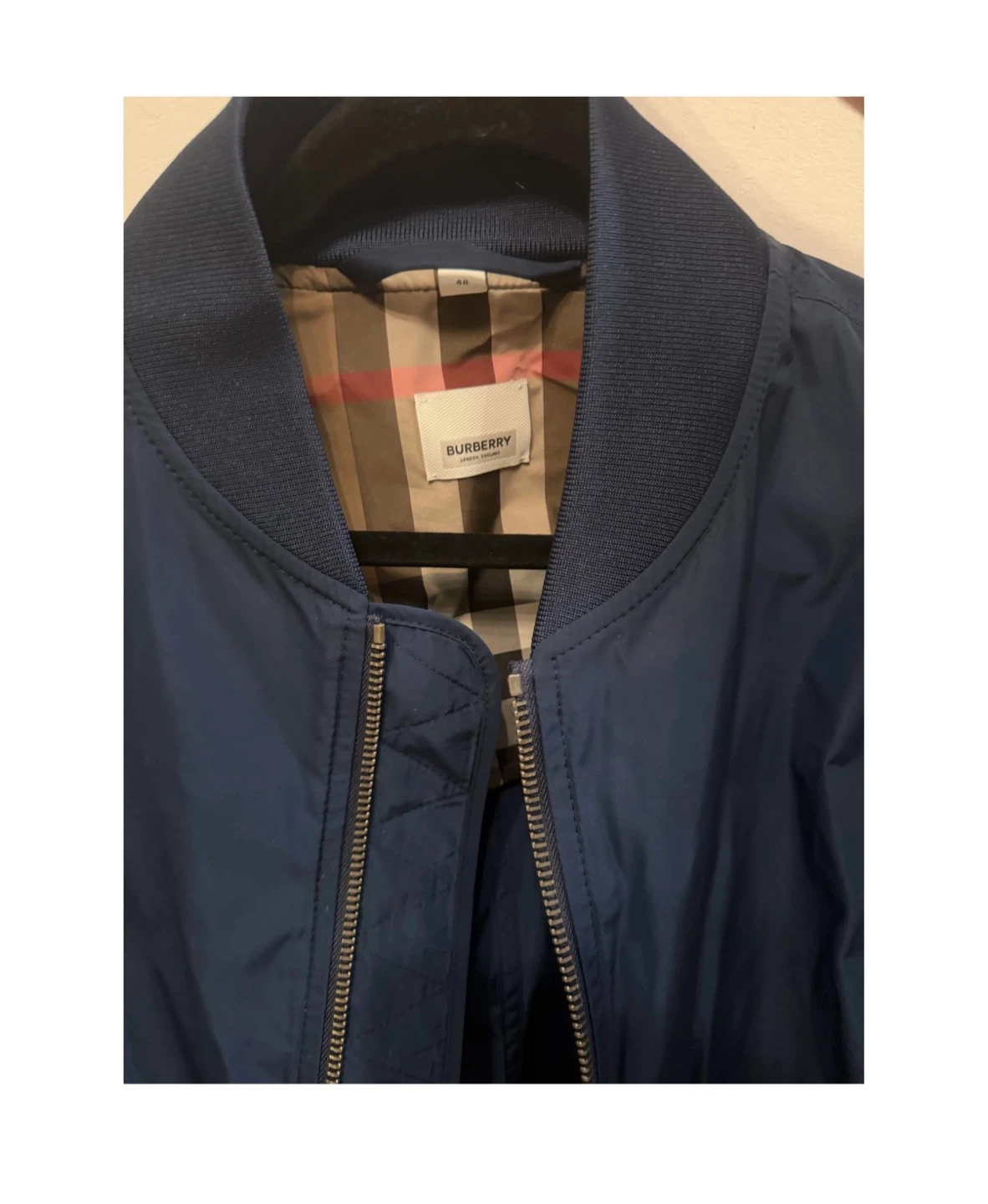 Burberry Navy Bomber Jacket - photo 2