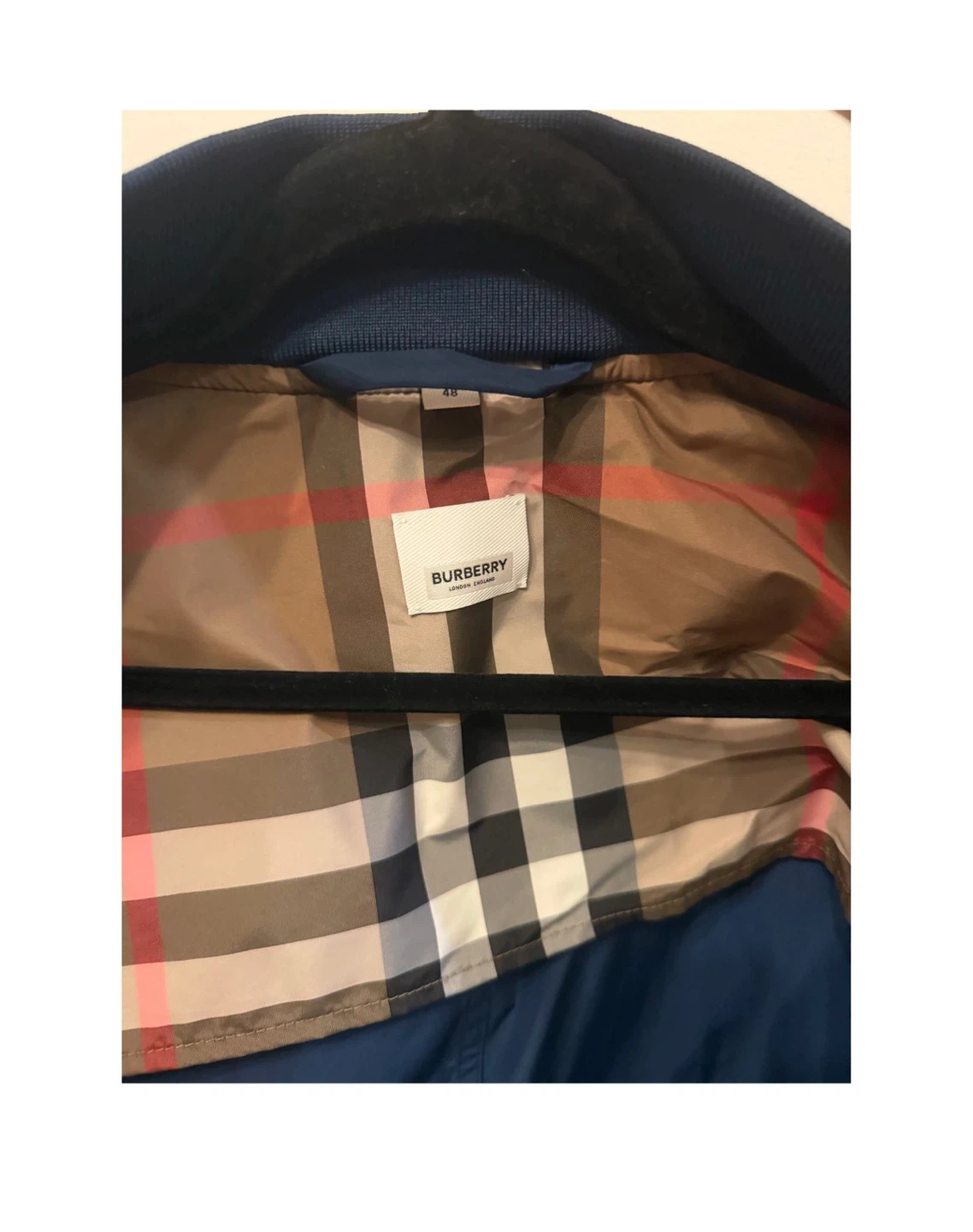 Burberry Navy Bomber Jacket - photo 3