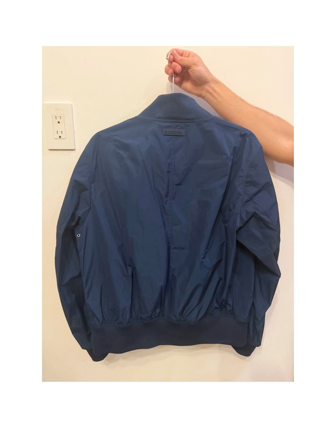 Burberry Navy Bomber Jacket - photo 5