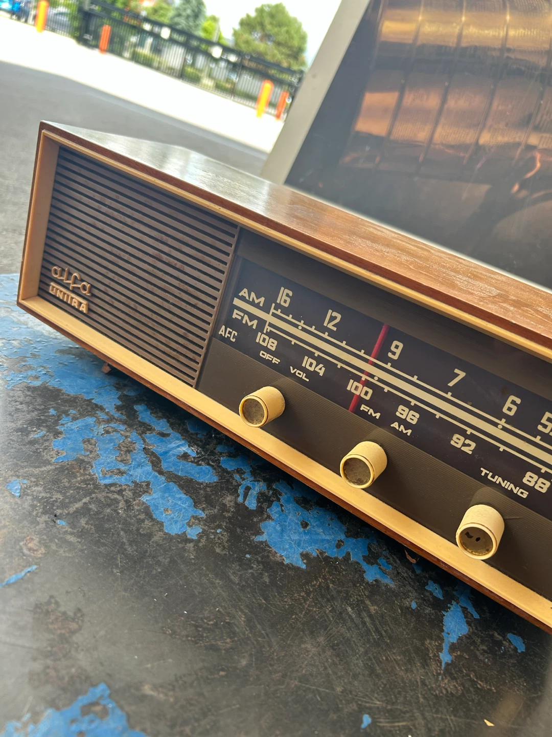 very rare alfa stereo radio (working)