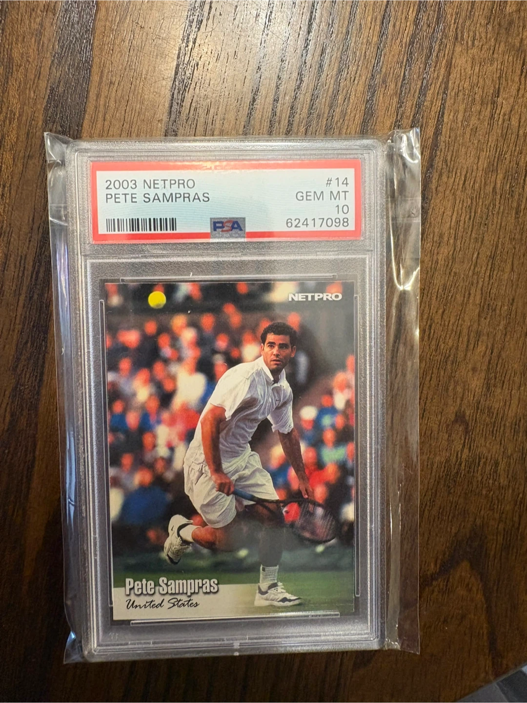 2003 NetPro Pete Sampras #14 PSA 10
