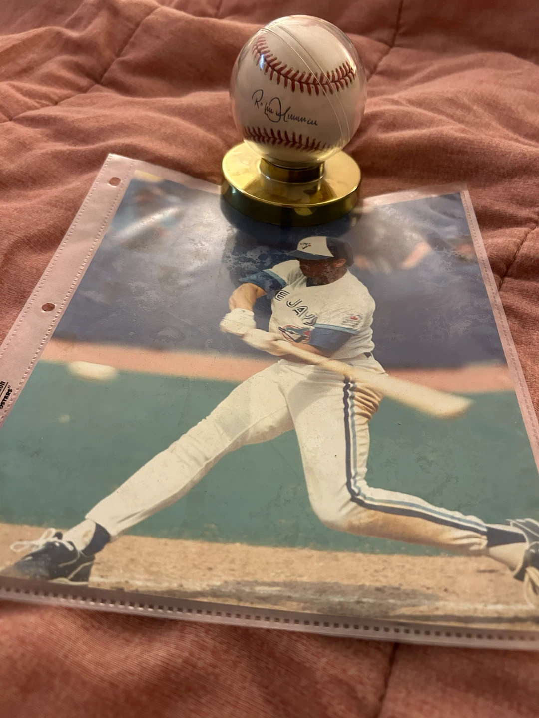 Rare Roberto Alomar Signed Baseball + picture - photo 3