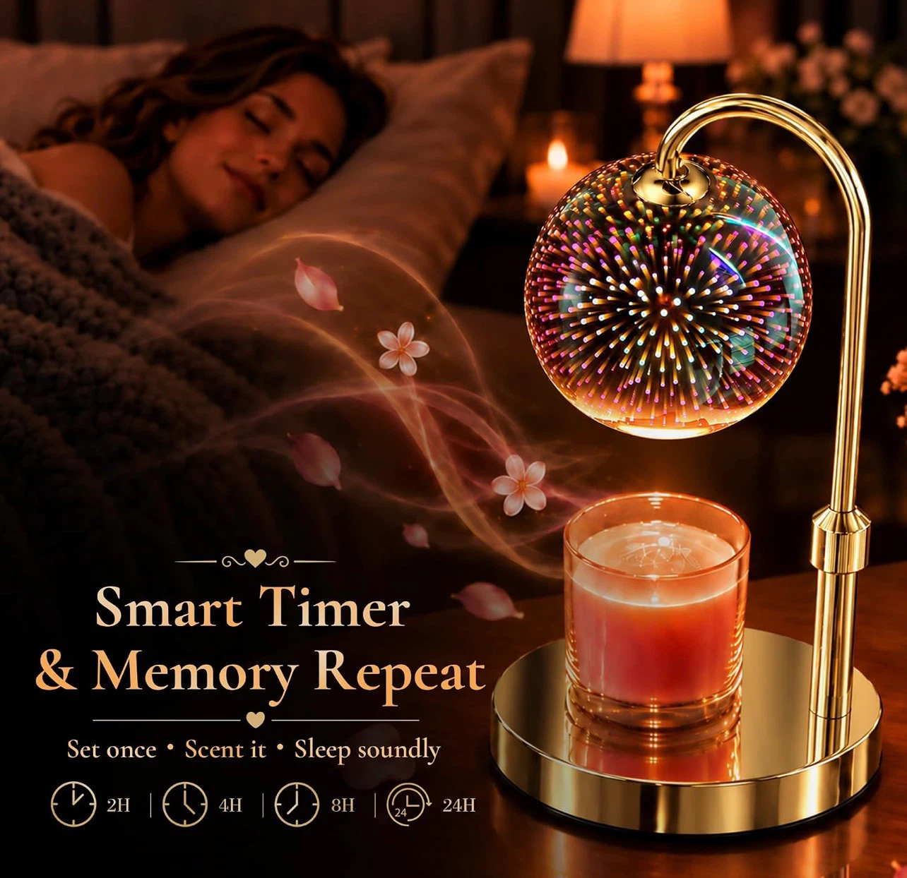 3D Fireworks Candle Warmer Lamp - photo 4