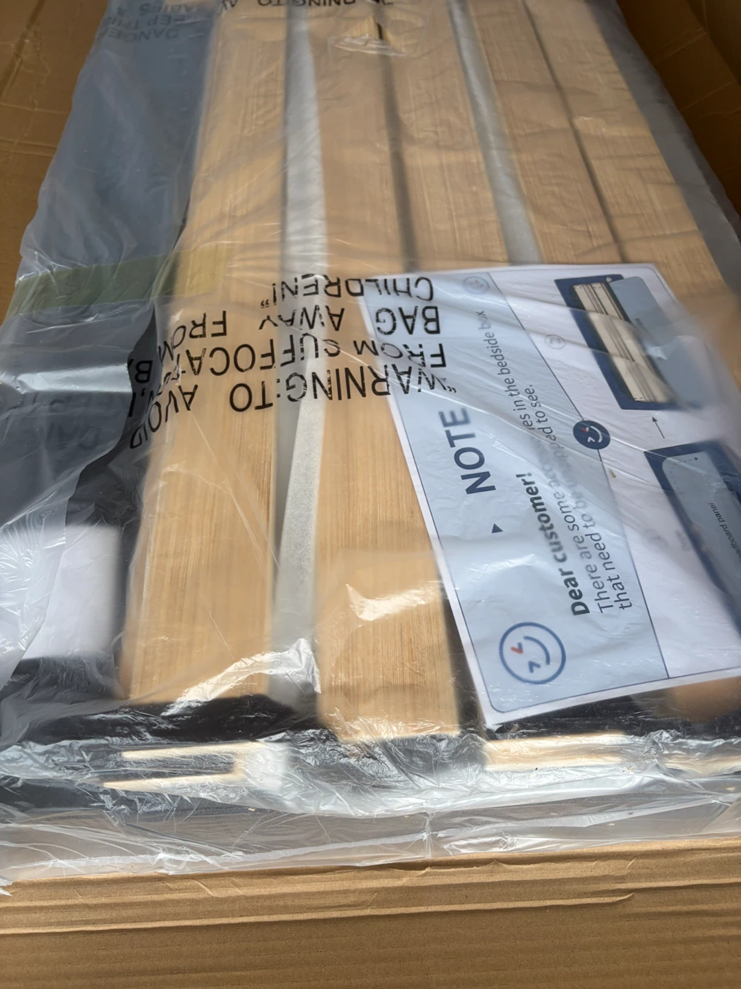New! Queen Upholstered Bed Frame with Headboard - photo 2
