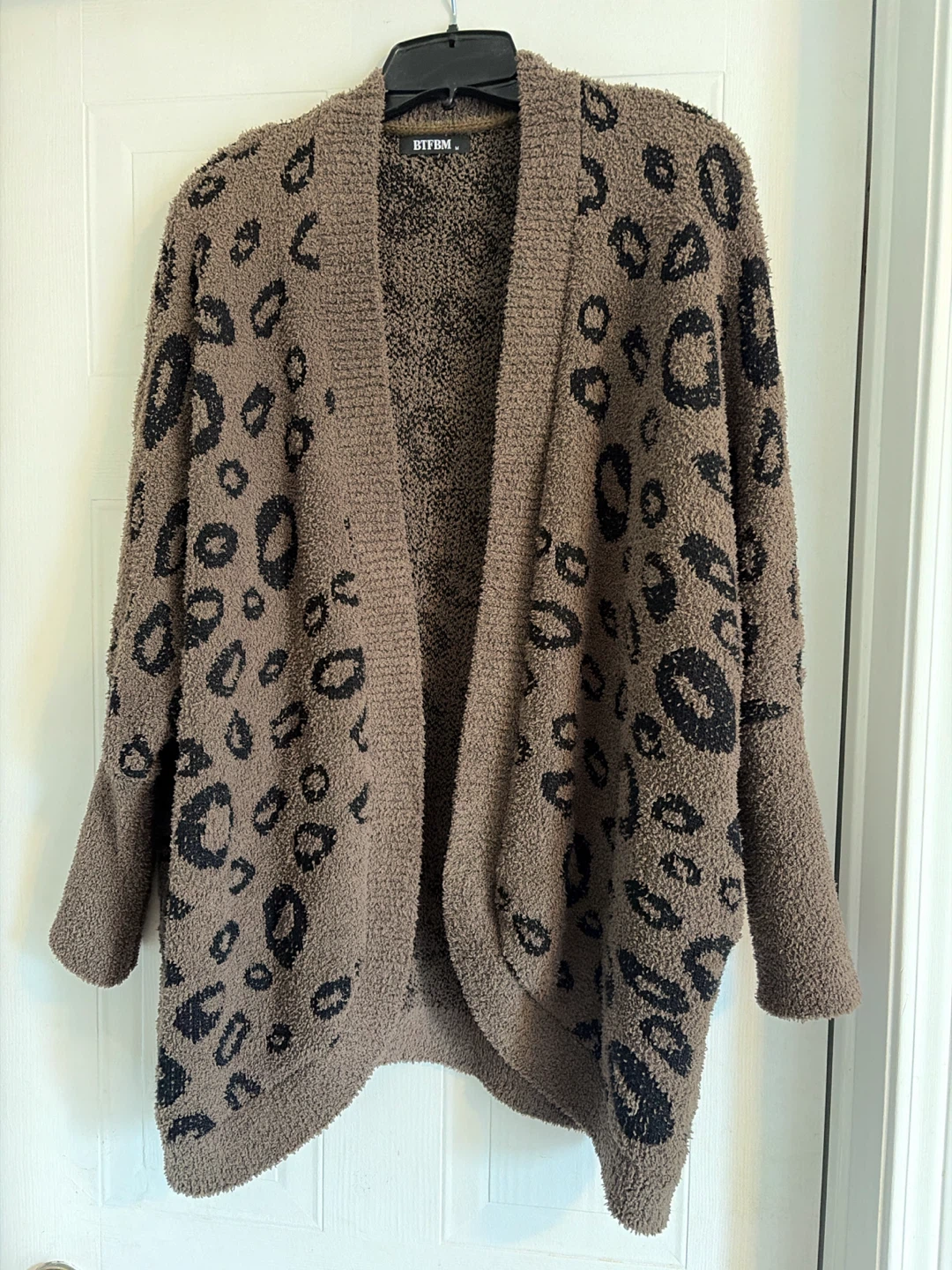 BTFBM Leopard Print Cardigan