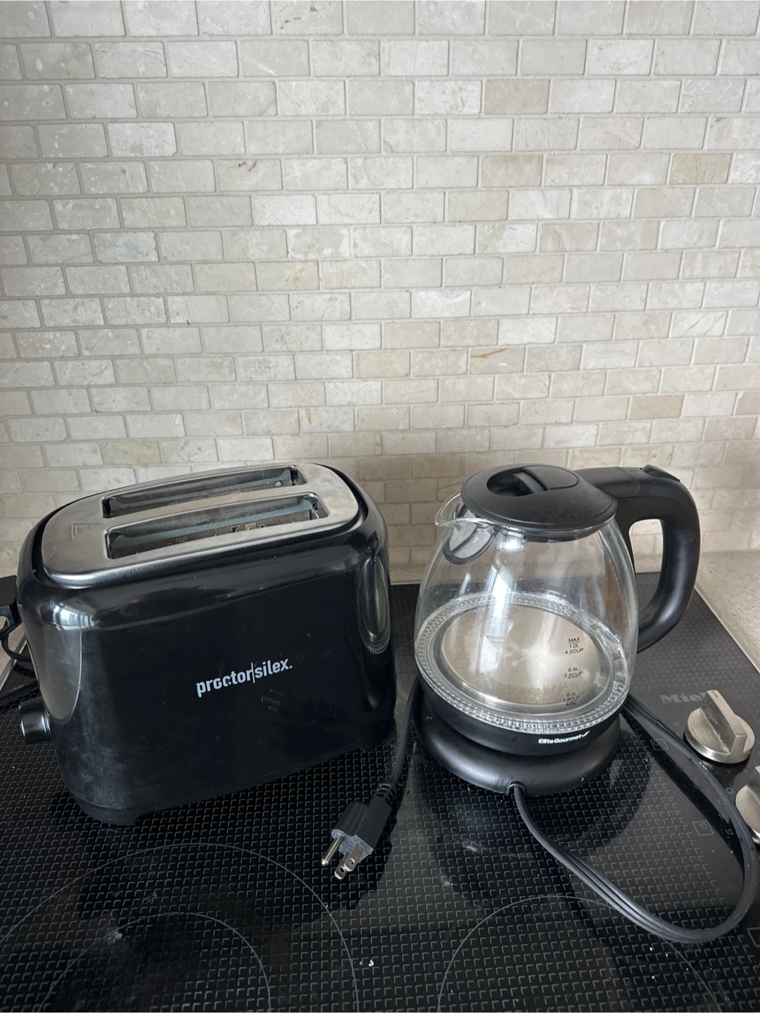 Proctor Silex Toaster Gourmet Electric Kettle