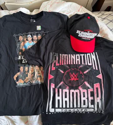 WWE Elimination Chamber 2025 Merch