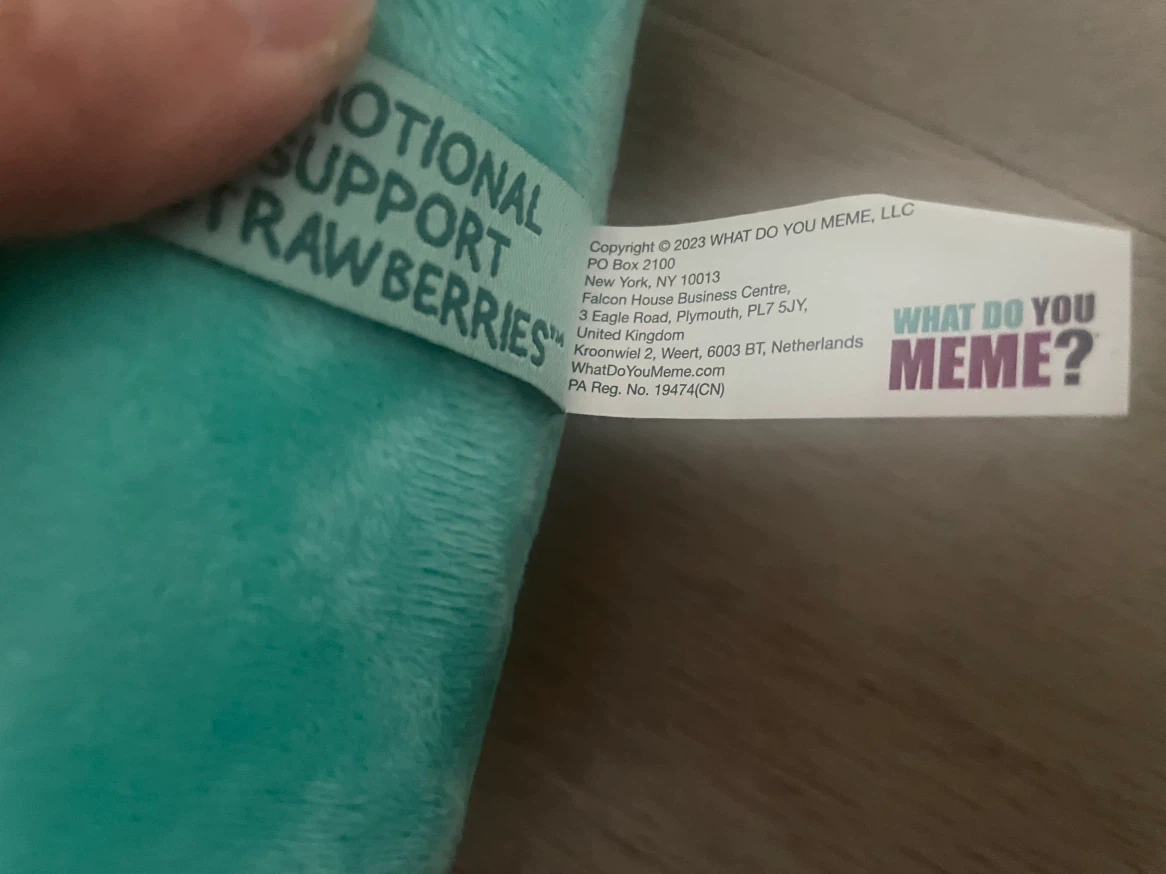 NEW! What Do You Meme Emotional Support Strawberries - photo 4