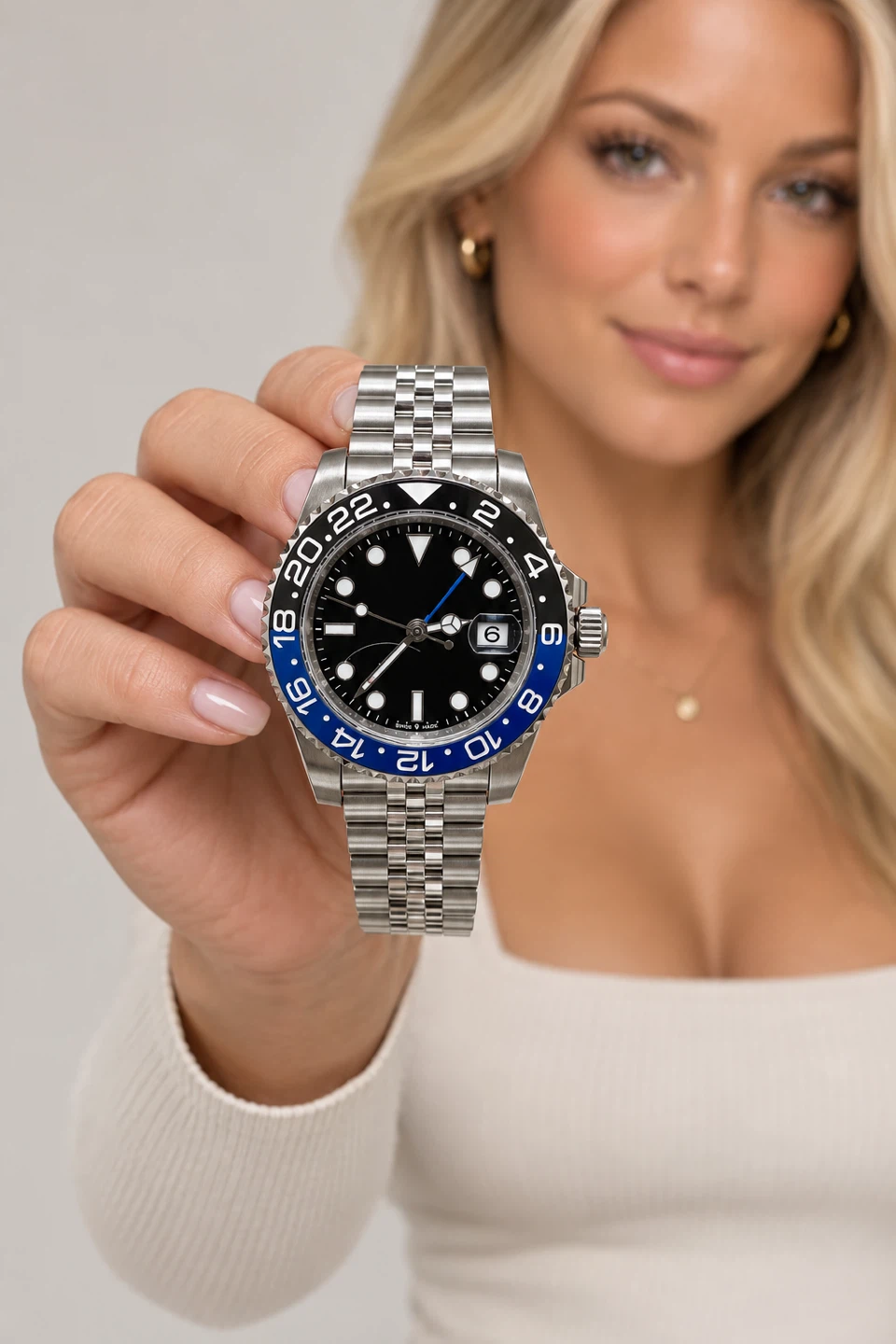Luxury Men’s Stainless Steel Watch Batgirl
