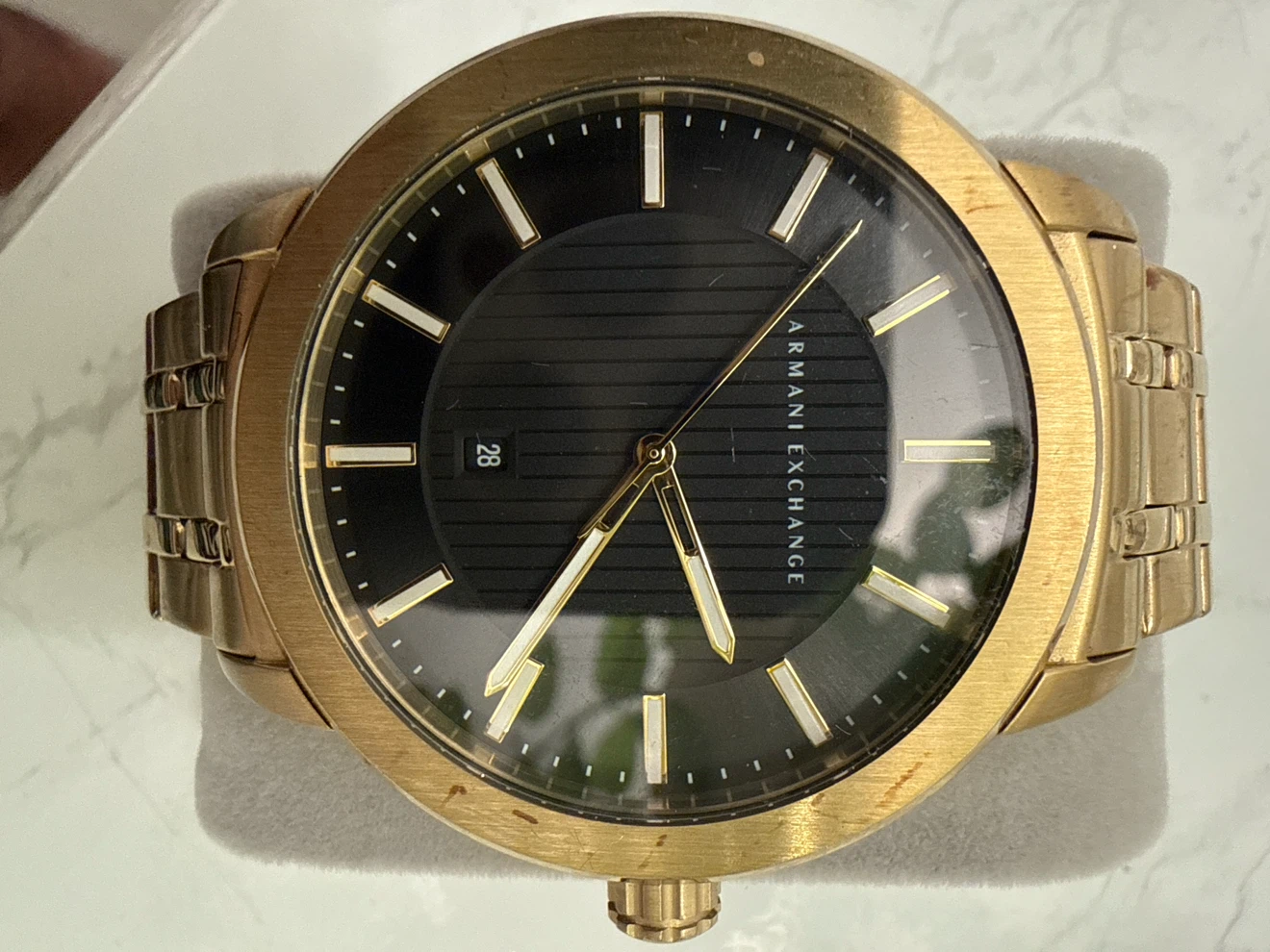 Armani Exchange AX1456 Gold Tone Watch