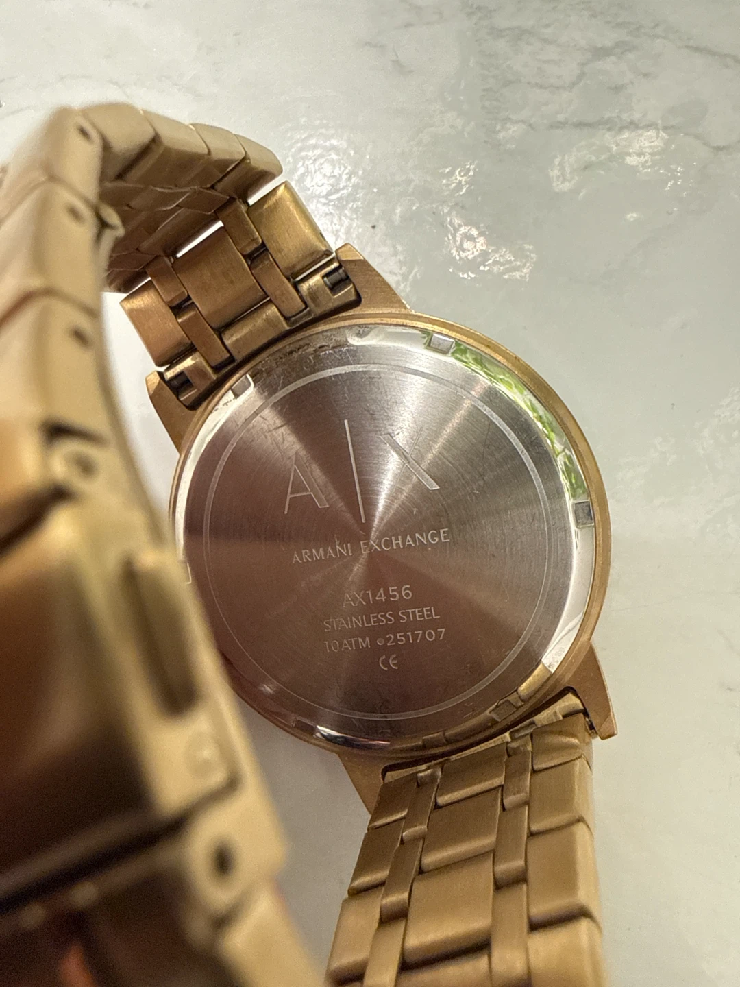 Armani Exchange AX1456 Gold Tone Watch - photo 2
