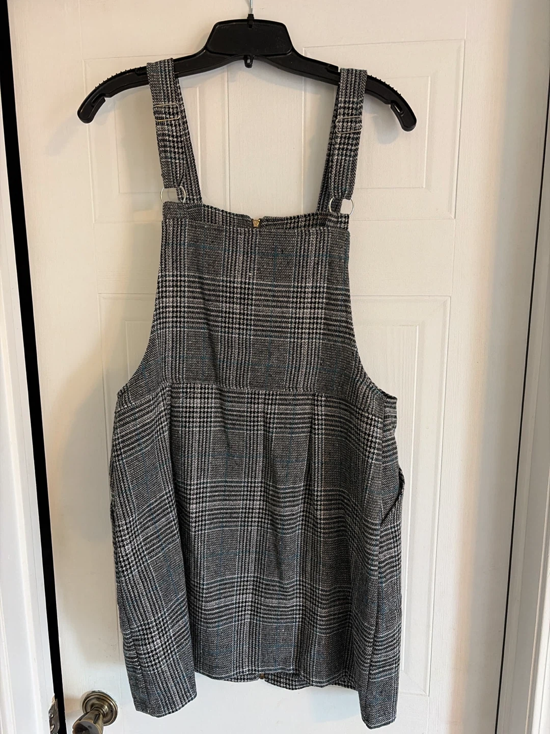 Plaid Pinafore Dress