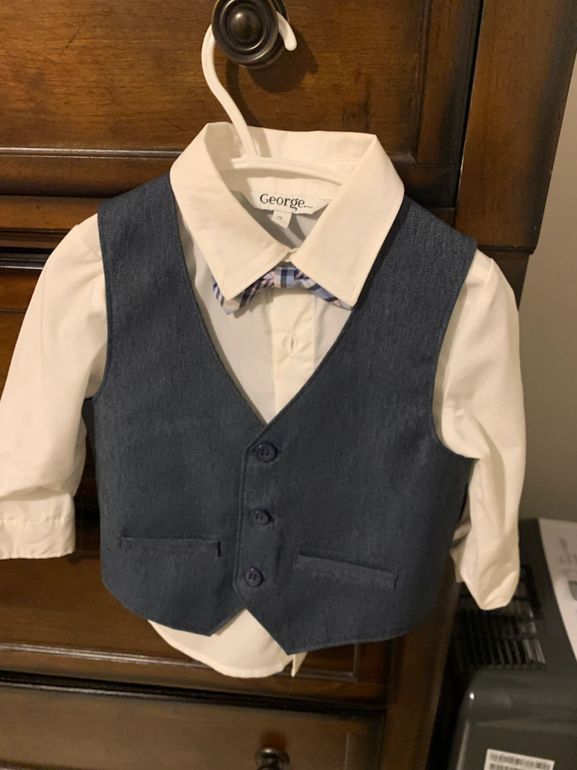 George Boys Dress Vest and Shirt Set - photo 2