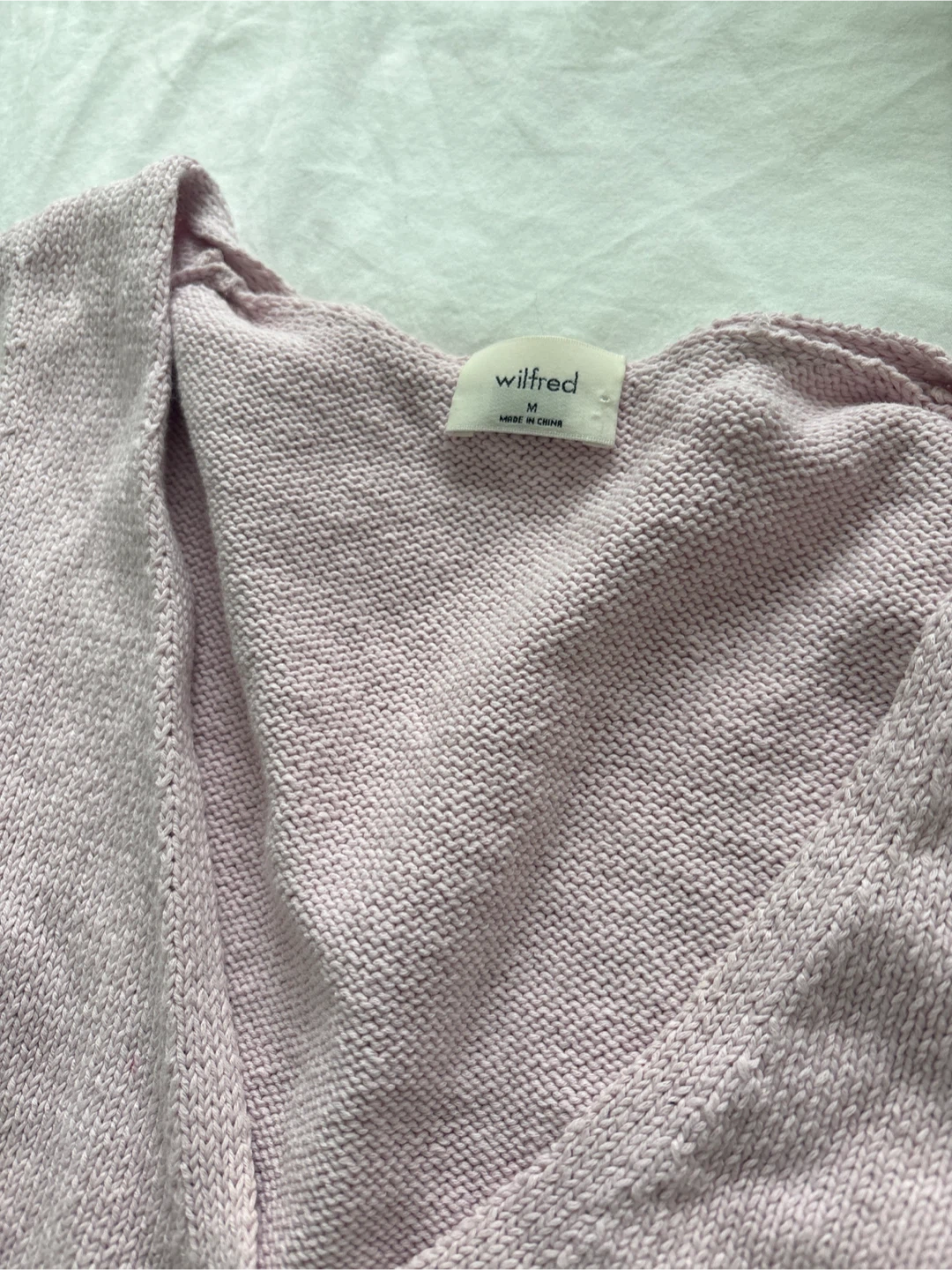 Wilfred Sleeveless Knit Cardigan Pink - photo 2