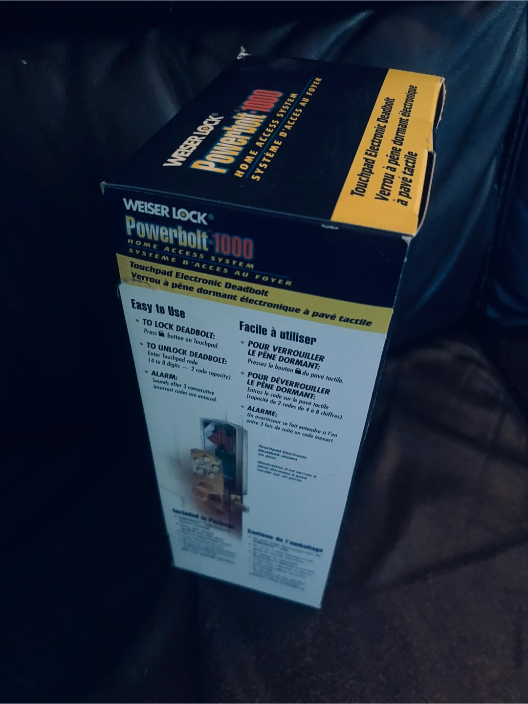 Weiser Lock Powerbolt 1000 Electronic Deadbolt - photo 3