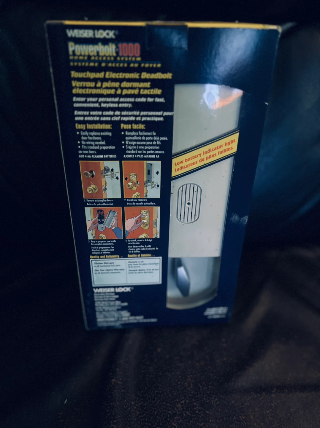 Weiser Lock Powerbolt 1000 Electronic Deadbolt - photo 4