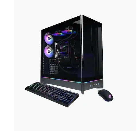 CyberPowerPC Gaming Desktop with Keyboard
