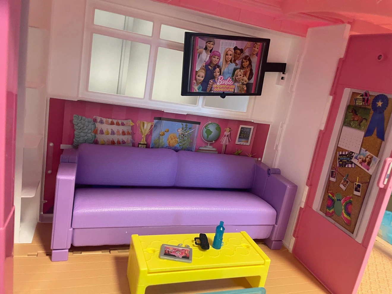 Barbie 3-Story Dreamhouse Playset with 4 Dolls & Convertible Car - photo 4