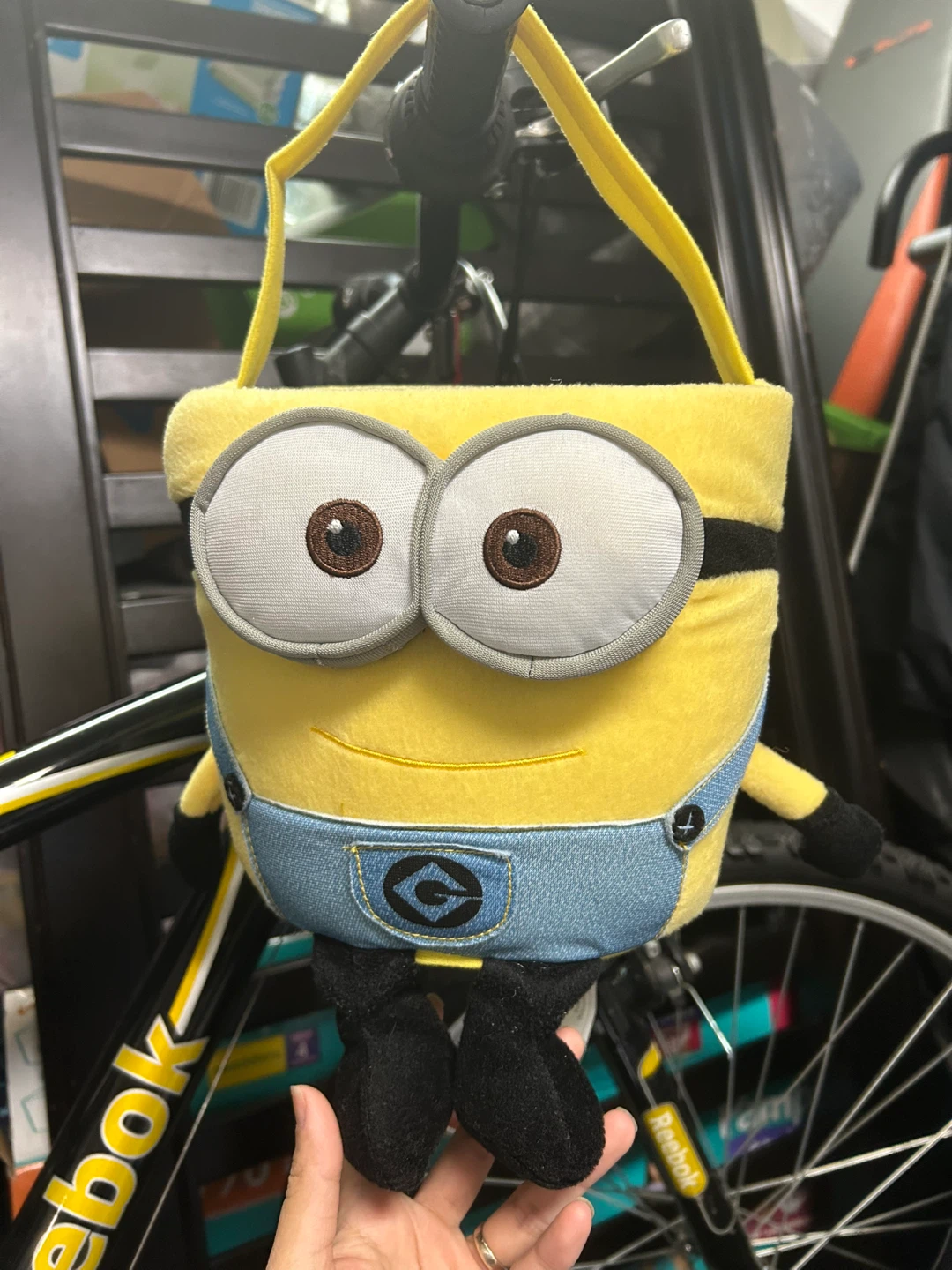 Minion Plush Trick-or-Treat Basket