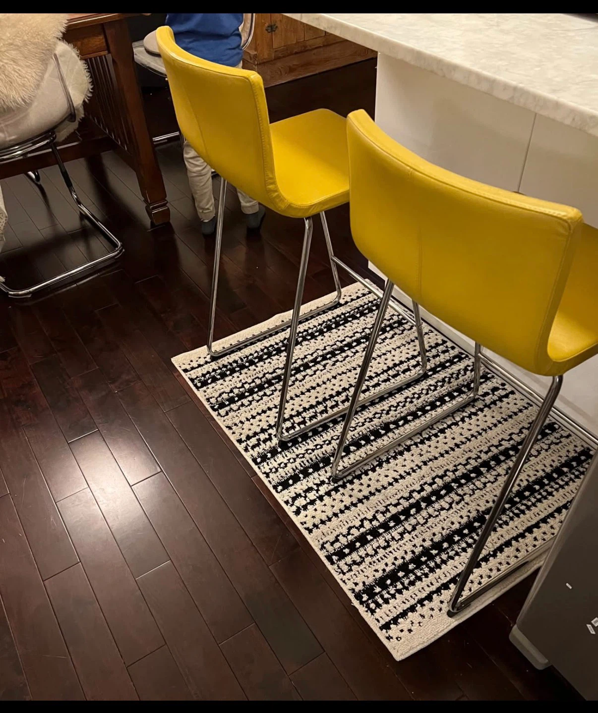 Pair of counter height bar stools/chairs IKEA