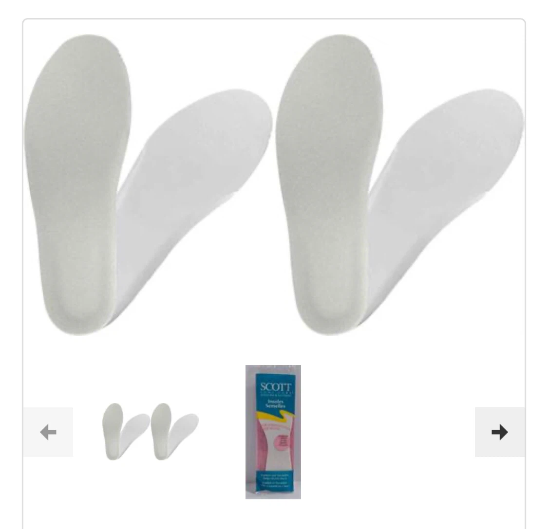 Scott Foot Care Insoles - Women's Large (9-10)