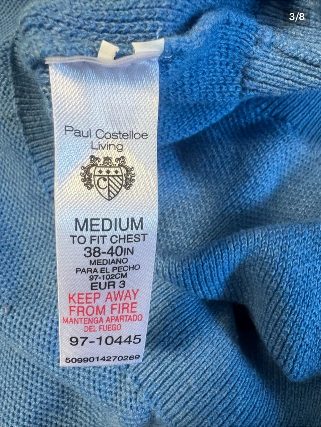Paul Costelloe Living Blue Half-Zip Sweater - photo 3